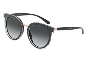 Image of Dolce&amp;Gabbana DG4371 Sunglasses 53838G-52 - , Grey Gradient Lenses