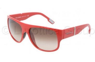 Image of Dolce&amp;Gabbana DG6061 Bifocal Prescription Sunglasses DG6061-588-13-5816 - Lens Diameter 58 mm, Frame Color Red