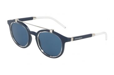 Image of Dolce&amp;Gabbana DG6116 Bifocal Prescription Sunglasses DG6116-309480-49 - Lens Diameter 49 mm, Frame Color Matte Blue