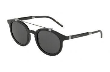 Image of Dolce&amp;Gabbana DG6116 Bifocal Prescription Sunglasses DG6116-501-87-49 - Lens Diameter 49 mm, Frame Color Black