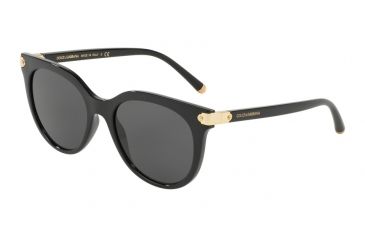 Image of Dolce&amp;Gabbana DG6117 Progressive Prescription Sunglasses, 52mm, Black, DG6117-501-87-52-PRO