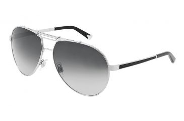 Image of Dolce&amp;Gabbana Iconic evolution DG2105 Sunglasses 05/8G-6014 - Silver Frame, Gray Gradient Lenses