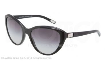 Image of Dolce&amp;Gabbana Logo plaque DG4141 Bifocal Prescription Sunglasses DG4141-501-8G-5818 - Lens Diameter 58 mm, Frame Color Shiny Black