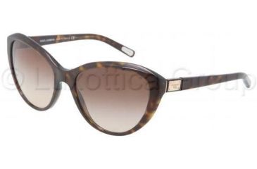 Image of Dolce&amp;Gabbana Logo plaque DG4141 Bifocal Prescription Sunglasses DG4141-502-13-5818 - Lens Diameter 58 mm, Frame Color Havana