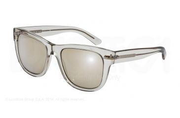 Image of Dolce&amp;Gabbana NEW BOND STREET DG4223 Progressive Prescription Sunglasses DG4223-28226G-55 - Lens Diameter 55 mm, Frame Color Transparent Grey