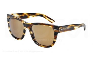 Image of Dolce&amp;Gabbana NEW BOND STREET DG4223 Progressive Prescription Sunglasses DG4223-282683-55 - Lens Diameter 55 mm, Frame Color Brushed Striped Havana