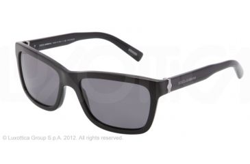 Image of Dolce&amp;Gabbana SICILIAN HINGE DG4161 Prescription Sunglasses DG4161-501-81-57 - Lens Diameter 57 mm, Lens Diameter 57 mm, Frame Color Black