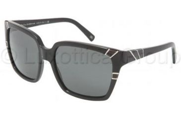 Image of Dolce&amp;Gabbana Sunglasses DG4077 501/87-5817 - Shiny Black Gray