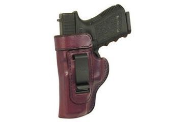 Image of Don Hume H715-M Waistband Clip-On Conceal Carry Holster, Beretta 92, Left Hand, Saddle Brown, J168031L