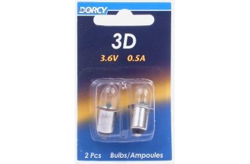 Image of Dorcy 3D 3.6V 0.5A Replacement Bulb, PR3 - 2 Pk, Case of 12, 41-1003-CS