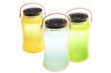 Image of Dorcy Solar and USB Powered Portable LED Storage Lantern, Yellow, Green, White, 41-1095