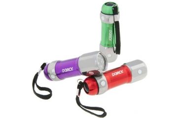 Image of Dorcy 1-Watt LED Focusing Flashlight, Red, Green, Purple, 41-4252