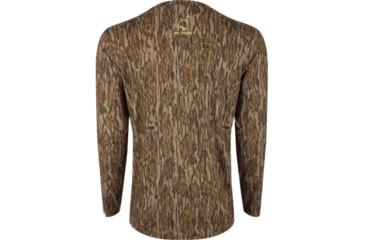 Image of DRAKE Ol Tom Performance Crew Camo Print Long Sleeve - Mens