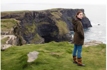 Image of Dubarry of Ireland Leopardstown Gore-Tex Coat - Women's, Olive, EU 34, 3515-Olive-34
