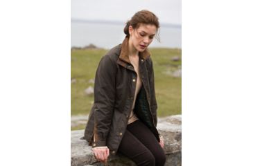 Image of Dubarry of Ireland Mountrath Waxed Cotton Jacket - Women's, Olive, EU 34, 3517-Olive-34