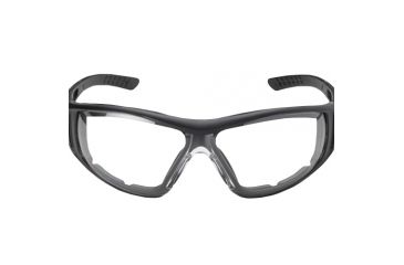 Image of Duck Commander Sunglasses Closed Frame Black Clear Ballistic Lens, Black/Clear 65026