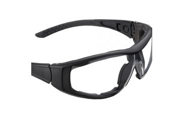 Image of Duck Commander Sunglasses Closed Frame Black Clear Ballistic Lens, Black/Clear 65026