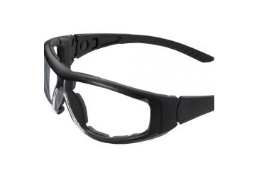 Image of Duck Commander Sunglasses Closed Frame Black Clear Ballistic Lens, Black/Clear 65026