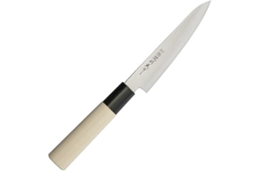 Image of Due Cigni Petty Paring Knife Maple, 9 1/4in Kitchen Knives, 9 1/4in Overall, 5in SS Blade, Natural Maple Handle With Black Composition Trim, HH08/12