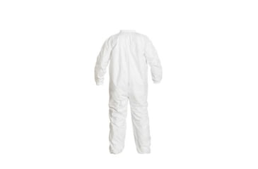 Image of DuPont IC181S Tyvek IsoClean Coverall w/Elastic Wrists and Ankles, White, Large, Case of 25, IC181SWHLG00