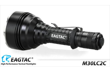 Image of EAGTAC M30LC2-C Flashlight Kit, 3 Nichia 219B CRI-92 LED, 1000lm, Black, M30LC2C-3*219B-KIT-NW