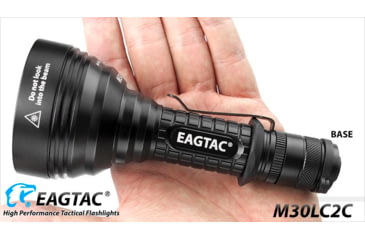 Image of EAGTAC M30LC2-C Flashlight Kit, 3 Nichia 219B CRI-92 LED, 1000lm, Black, M30LC2C-3*219B-KIT-NW