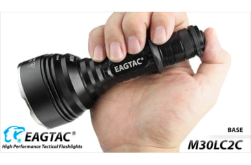 Image of EAGTAC M30LC2-C Flashlight Kit, 3 Nichia 219B CRI-92 LED, 1000lm, Black, M30LC2C-3*219B-KIT-NW