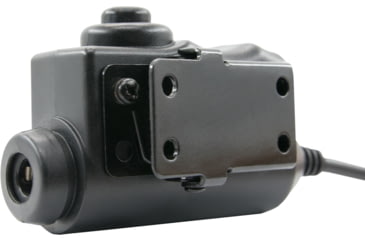 Image of Earmor Tactical PTT for Yeasu Radio Application, Black, M51-Y