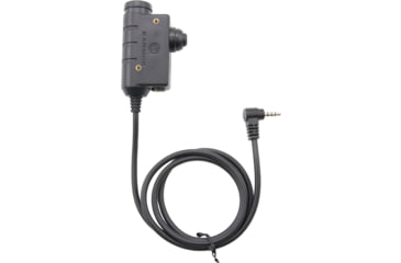 Image of Earmor Tactical PTT for Yeasu Radio Application, Black, M51-Y