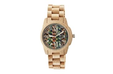Image of Earth Heartwood Series Wood Watch, Khaki/Tan ETHEW1505
