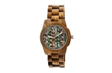 Image of Earth Heartwood Series Wood Watch, Olive ETHEW1508