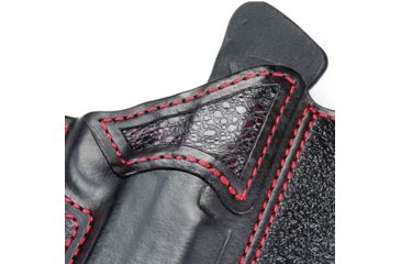 Image of Ed Brown Products Commander Lightrail Holster, 1911, RMR Sight, by S&amp;S Leatherworks, Black, HL-C-LR-FX-RMR
