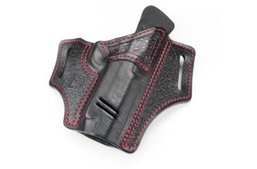 Image of Ed Brown Products Commander Lightrail Holster, 1911, RMR Sight, by S&amp;S Leatherworks, Black, HL-C-LR-FX-RMR