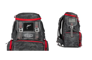 Image of EGO Kryptek Tackle Box Bag w/ 4 tackle trays, Typhon, 75044