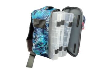 Image of EGO Kryptek Tackle Box Sling Pack w/ 3 3700 Tackle Trays, Pontus, Pontus, 75084
