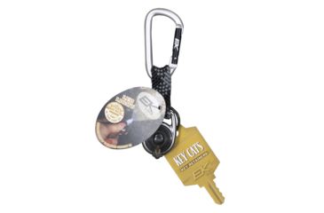 Image of EK Ekcessories Keybiner with LED Light-Black/Grey