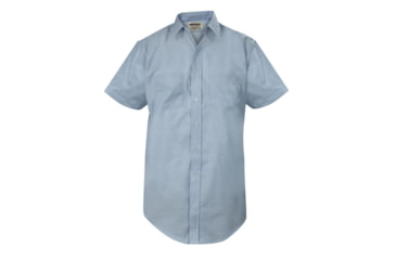 Image of Elbeco Express Short Sleeve Dress Shirt - Mens, 17.5 in, Medium Blue, CA03-17.5