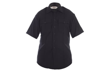 Image of Elbeco Distinction West Coast Short Sleeve Poly/Wool Shirt - Mens, 17.5 in, Navy, 8850N-17.5