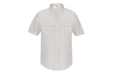 Image of Elbeco DutyMaxx Short Sleeve Poly/Rayon Stretch Shirt - Mens, 18.5 in, White, 5580D-18.5