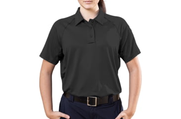 Image of Elbeco UFX Persist Short Sleeve Polo - Women's, Black, Large, KF4020BL+L