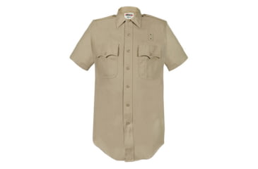 Image of Elbeco LA County Sheriff Short Sleeve Poly/Wool Shirt - Mens, 19 in, Silver Tan, 5030-19