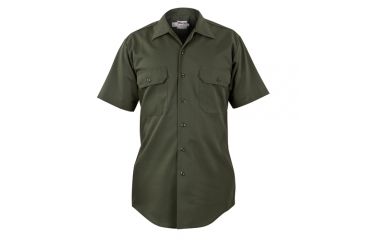Image of Mens, Forest Green, LA County Sheriff West Coast Short Sleeve Shirt, Class B, Plain Pocket