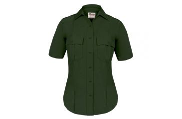 Image of Womens, Spruce Green, TexTrop2 Short Sleeve Shirts, Ladies Choice, Zipper