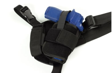 Image of Elite Survival Systems Warden Ballistic Nylon Chest Holster, 2RDO, Right Hand, Black 7105-2RDO-RH