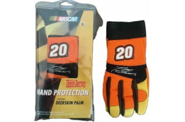 Image of Encon Safety Products Encon Nascar Team Series Deerskin Gloves #20 Large