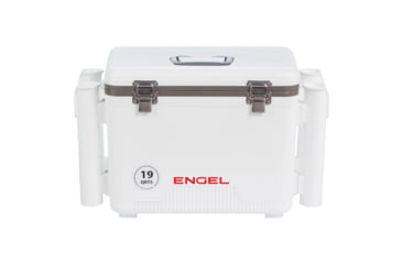 Image of Engel Coolers Engel 19 Quart Drybox/Cooler with Rod Holders Refurbished, RF-UC19-RH
