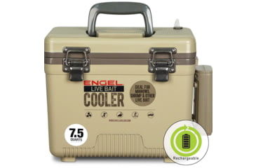 Image of Engel Coolers Refurbished - Engel 7.5Qt Live bait Pro Cooler with AP3 Aerator, RF-LBC7T-PRO