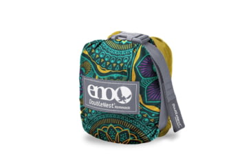 Image of Eno DoubleNest Print Hammock, Mantra/Gold, One Size, DNP272
