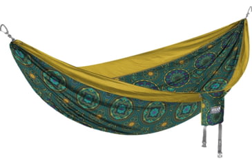 Image of Eno DoubleNest Print Hammock, Mantra/Gold, One Size, DNP272