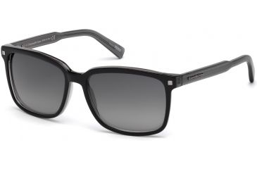 Image of Ermenegildo Zegna EZ0062 Sunglasses - Black Frame Color